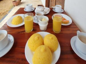 Pousada Vila Cajuína - Parnaíba - café da manhã