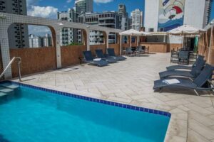 Atlântico Inn Apart Hotel - Santos - piscina