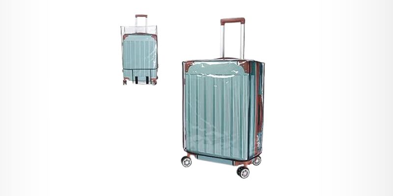 2. Capa protetora para mala de viagem em PVC transparente - DOYING