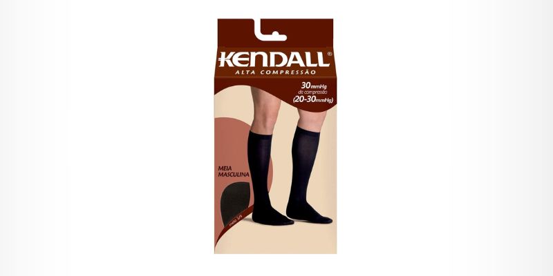 Meia Kendall Alta Compressão Masculino - Kendall